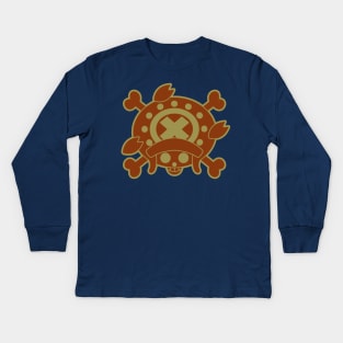 Tony Tony Chopper Jolly Roger 2 Kids Long Sleeve T-Shirt